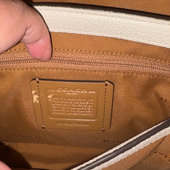 Coach Cassie 19 Bag in Chalk NO CHAIN authentic - Picture 3 of 11